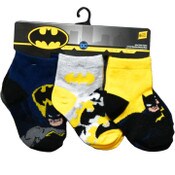 Wholesale - 6pk 12-24m BATMAN THE CAPED CRUSADER SOCKS C/P 12, UPC: 193159172039